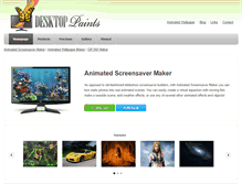 Tablet Screenshot of desktoppaints.com